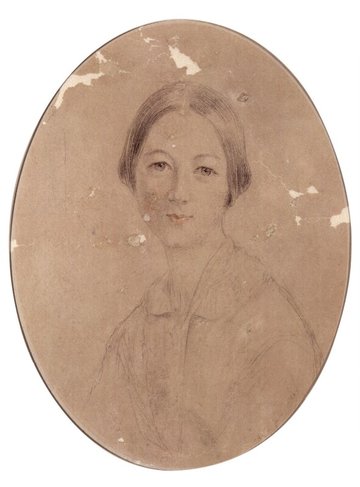 Drawing of Florence Nightingale
